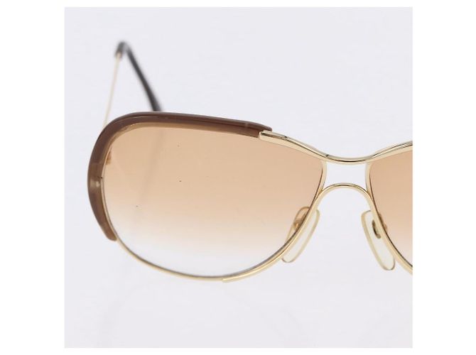 Occhiali da Sole Miu Miu Balenciaga YSL D&G Plastica Metallo 4 Set Marrone Oro Auth SW2630 D'oro - vista 16