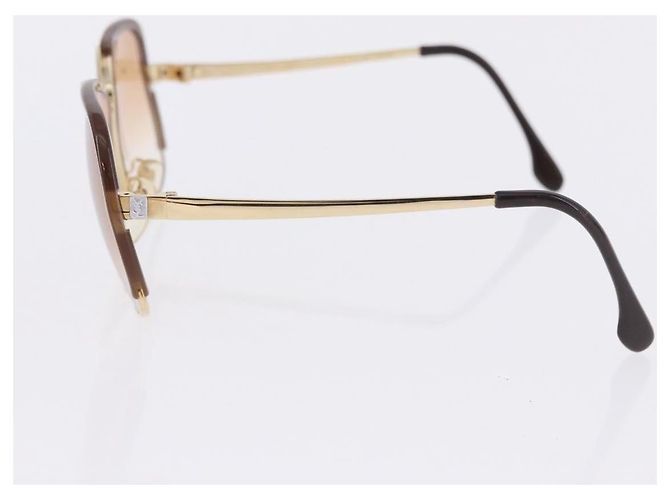 Occhiali da Sole Miu Miu Balenciaga YSL D&G Plastica Metallo 4 Set Marrone Oro Auth SW2630 D'oro - vista 18