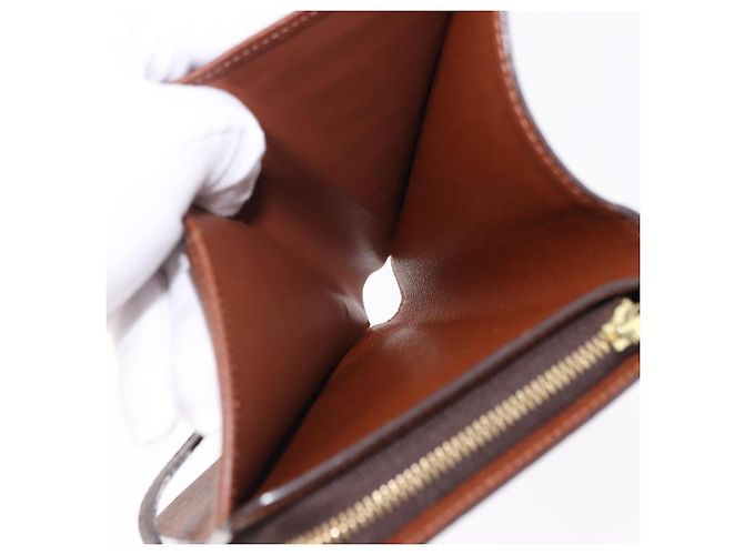 LOUIS VUITTON Monogram Porto Papie Zip Wallet M61207 LV Auth bs36123V Monogramma - vista 19