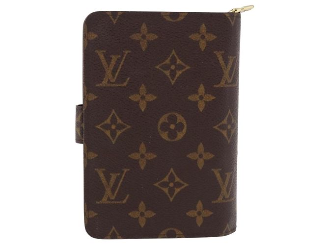 LOUIS VUITTON Monogram Porto Papie Zip Wallet M61207 LV Auth bs36123V Monogramma - vista 2