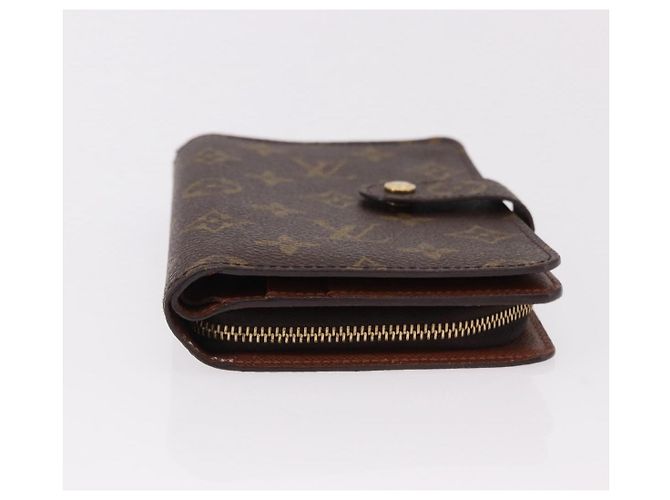 LOUIS VUITTON Monogram Porto Papie Zip Wallet M61207 LV Auth bs36123V Monogramma - vista 7