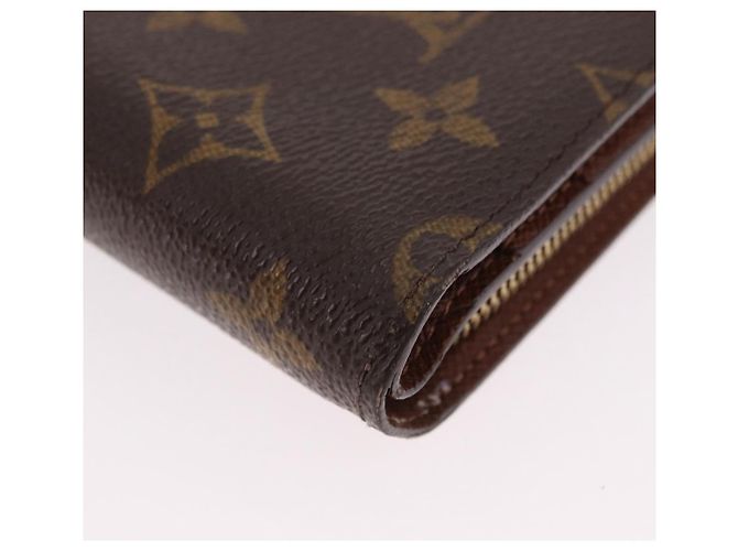 LOUIS VUITTON Monogram Porto Papie Zip Wallet M61207 LV Auth bs36123V Monogramma - vista 8