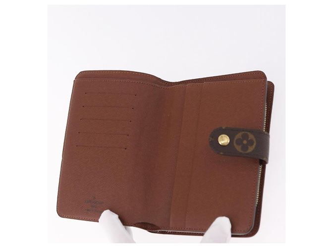 LOUIS VUITTON Monogram Porto Papie Zip Wallet M61207 LV Auth bs36123V Monogramma - vista 9
