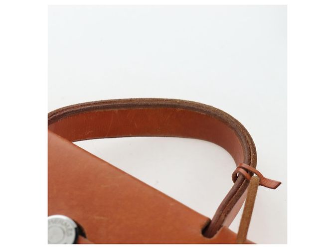 Hermès HERMES Herbag A Dos Backpack Canvas 2way Beige Silver Auth 189543 Silber - Ansicht 14