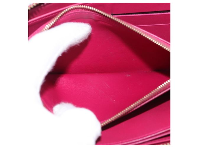 LOUIS VUITTON Monogram Vernis Zippy Long Wallet Rose Andian M91597 Auth BA14415 - vista 11