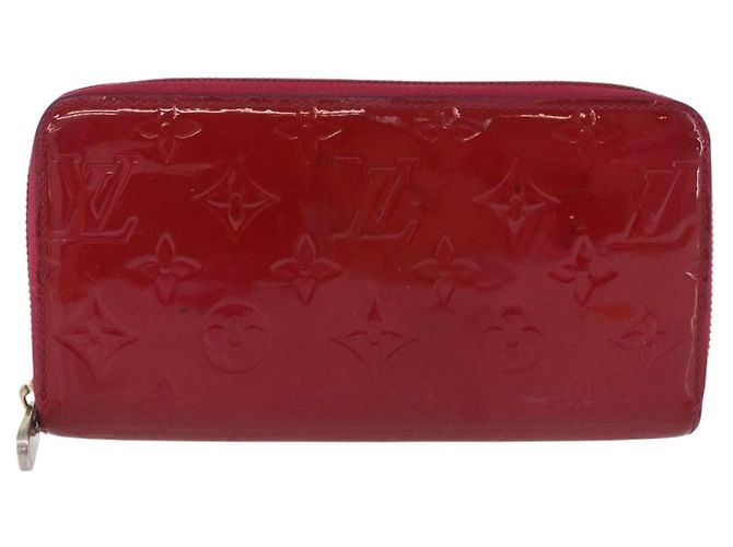 LOUIS VUITTON Monogram Vernis Zippy Long Wallet Rose Andian M91597 Auth BA14415 - vista 13