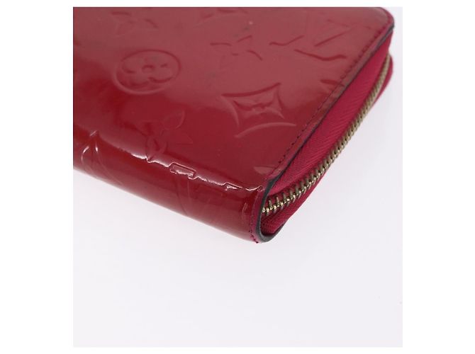 LOUIS VUITTON Monogram Vernis Zippy Long Wallet Rose Andian M91597 Auth BA14415 - vista 14