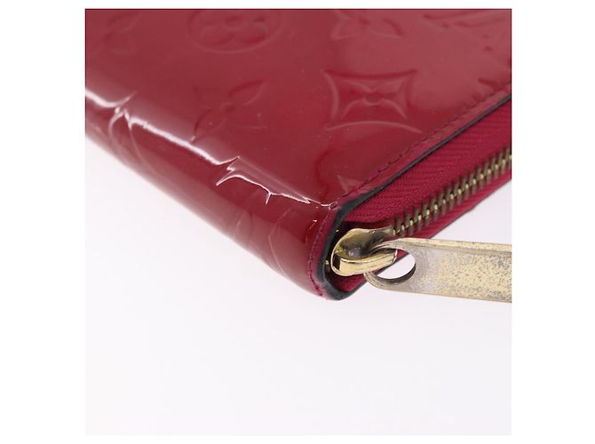 LOUIS VUITTON Monogram Vernis Zippy Long Wallet Rose Andian M91597 Auth BA14415 - vista 16