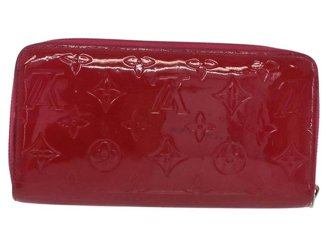 LOUIS VUITTON Monogram Vernis Zippy Long Wallet Rose Andian M91597 Auth BA14415 - vista 2