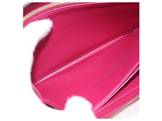 LOUIS VUITTON Monogram Vernis Zippy Long Wallet Rose Andian M91597 Auth BA14415 - vista 21