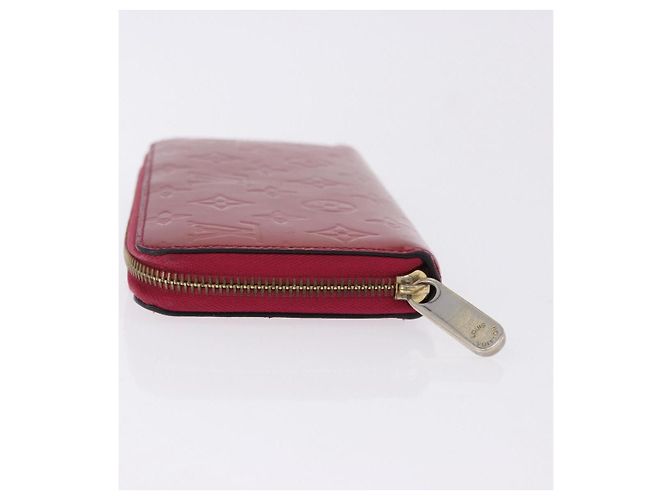 LOUIS VUITTON Monogram Vernis Zippy Long Wallet Rose Andian M91597 Auth BA14415 - vista 4