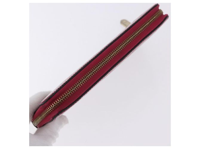 LOUIS VUITTON Monogram Vernis Zippy Long Wallet Rose Andian M91597 Auth BA14415 - vista 5