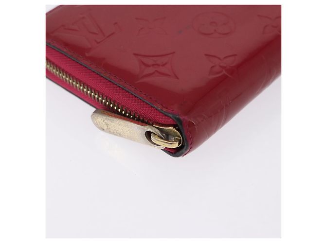 LOUIS VUITTON Monogram Vernis Zippy Long Wallet Rose Andian M91597 Auth BA14415 - vista 7