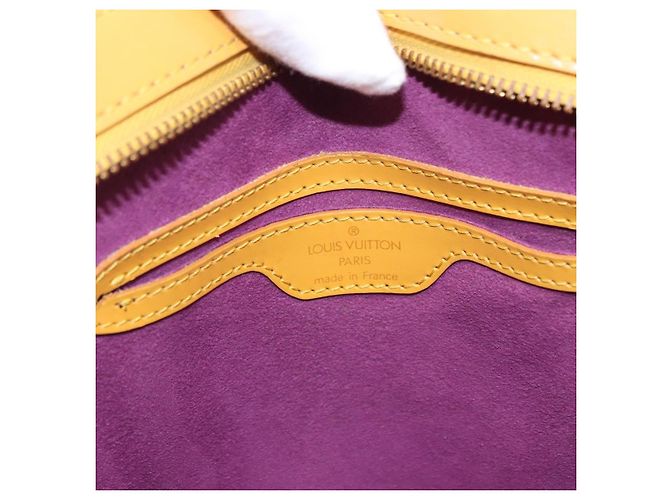 Borsa LOUIS VUITTON Epi Saint Jacques Giallo M52279 LV Auth 191777 - vista 18