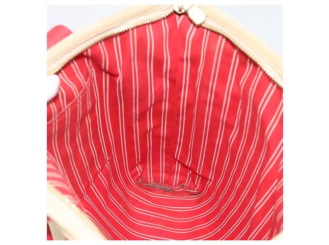 LOUIS VUITTON Antigua Cabas MM Tote Bag Beige Rosso M40035 LV Auth ep15323 - vista 18