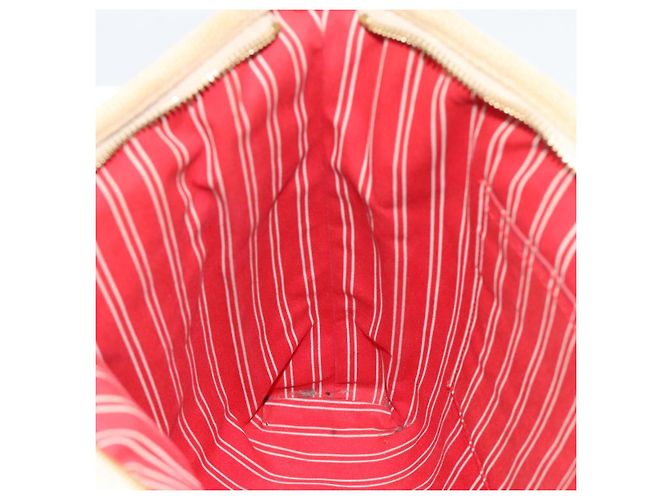 LOUIS VUITTON Antigua Cabas MM Tote Bag Beige Rosso M40035 LV Auth ep15323 - vista 19