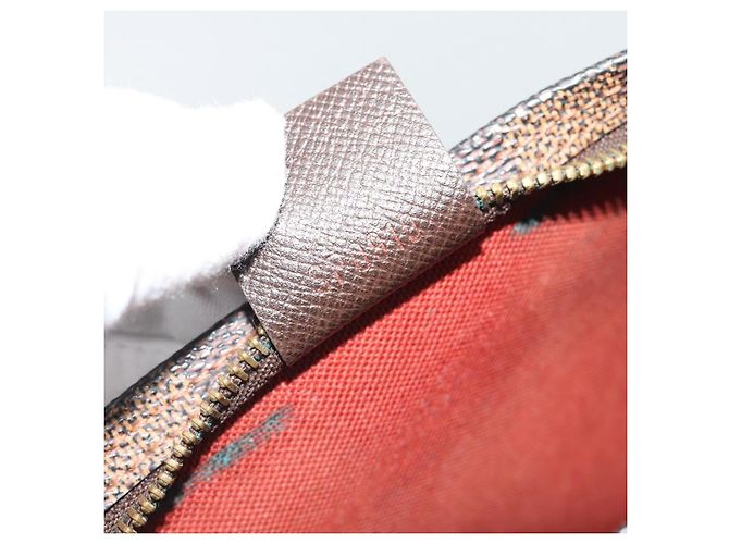 LOUIS VUITTON Damier Ebene Trousse Make Up Pouch N51982 LV Auth 192911 - vista 12