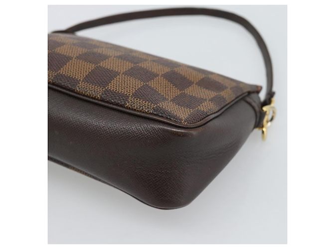 LOUIS VUITTON Damier Ebene Trousse Make Up Pouch N51982 LV Auth 192911 - vista 16