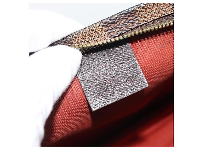 LOUIS VUITTON Damier Ebene Trousse Make Up Pouch N51982 LV Auth 192911 - vista 17