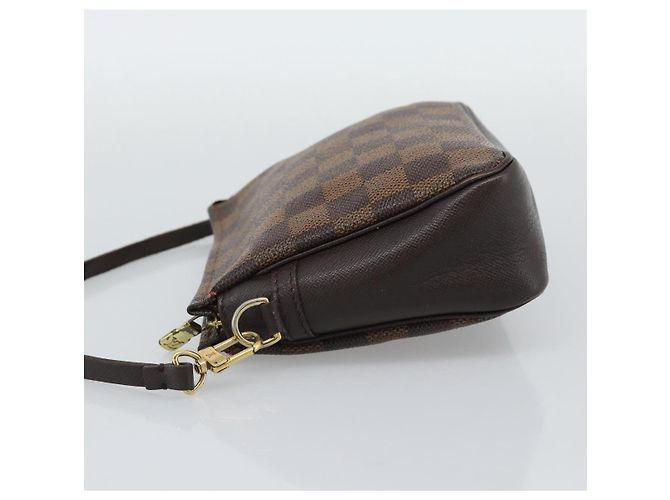 LOUIS VUITTON Damier Ebene Trousse Make Up Pouch N51982 LV Auth 192911 - vista 3