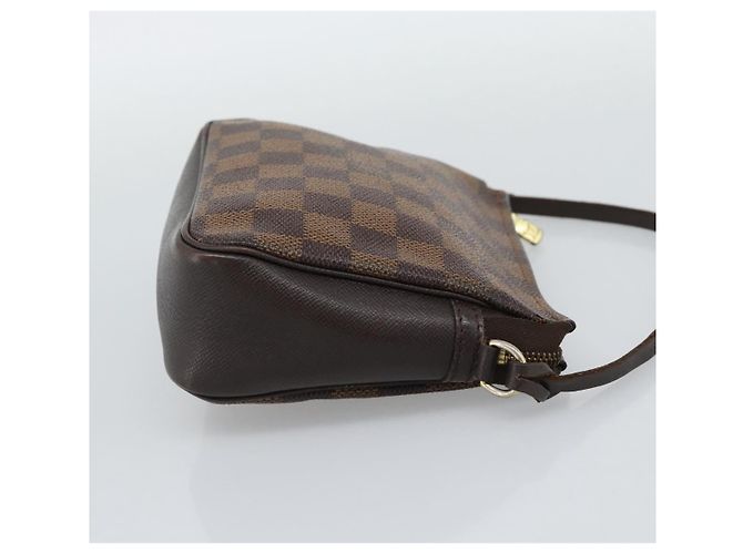 LOUIS VUITTON Damier Ebene Trousse Make Up Pouch N51982 LV Auth 192911 - vista 4