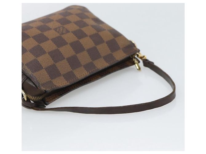LOUIS VUITTON Damier Ebene Trousse Make Up Pouch N51982 LV Auth 192911 - vista 7