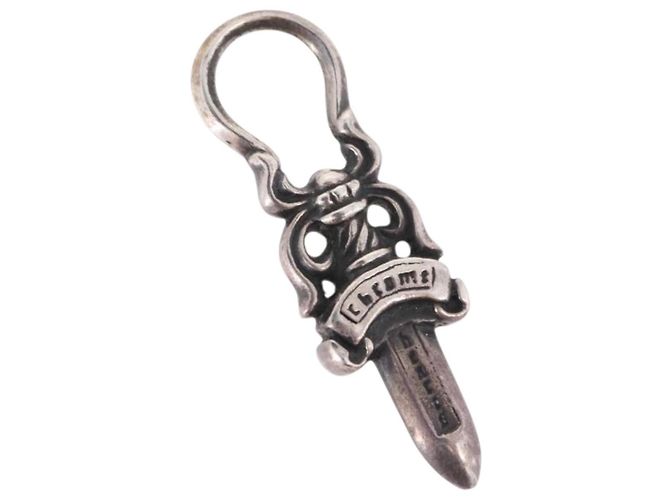 Chrome Hearts Dolch Anhänger Charm Top Ag925 Silber Authentisch 192165M - Ansicht 2
