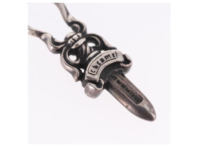 Chrome Hearts Dolch Anhänger Charm Top Ag925 Silber Authentisch 192165M - Ansicht 3