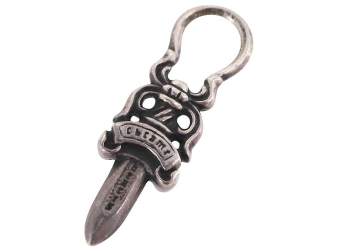 Chrome Hearts Dolch Anhänger Charm Top Ag925 Silber Authentisch 192165M - Ansicht 5