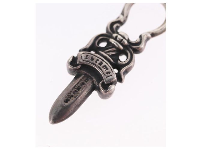 Chrome Hearts Dolch Anhänger Charm Top Ag925 Silber Authentisch 192165M - Ansicht 6