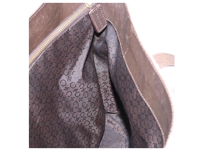 Céline CELINE C Macadam Canvas Tote Bag Elfenbein Braun Authentisch 192715 Roh - Ansicht 21
