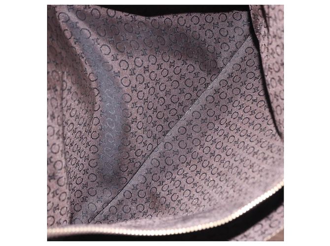 Céline CELINE C Macadam Canvas Tote Bag Elfenbein Braun Authentisch 192715 Roh - Ansicht 23