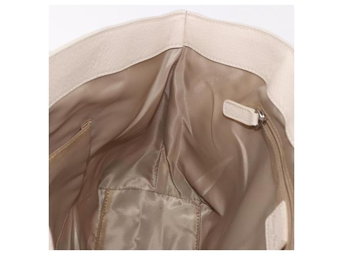 Borsa Christian Dior Trotter Canvas Beige Silver Auth bs36071 Argento - vista 21
