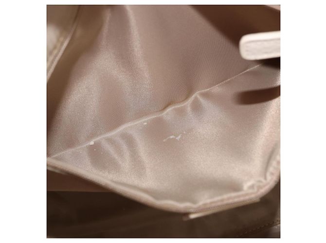 Borsa Christian Dior Trotter Canvas Beige Silver Auth bs36071 Argento - vista 23