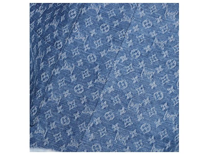 LOUIS VUITTON Monogram Denim On The Go MM Borsa Blu M46871 LV Auth 192928SAM - vista 11