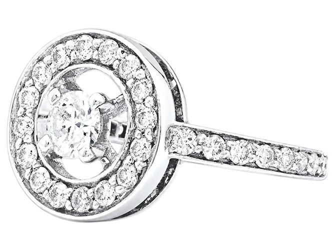 Boucheron Ring, "Ava", Weißgold, Diamanten. - Ansicht 2