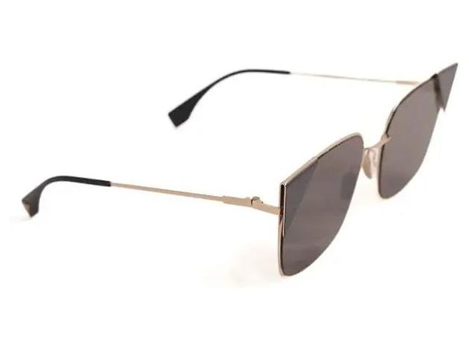 Fendi Occhiali da sole dorati D'oro - vista 2