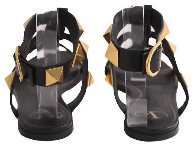 Sandali Valentino in pelle nera - vista 2