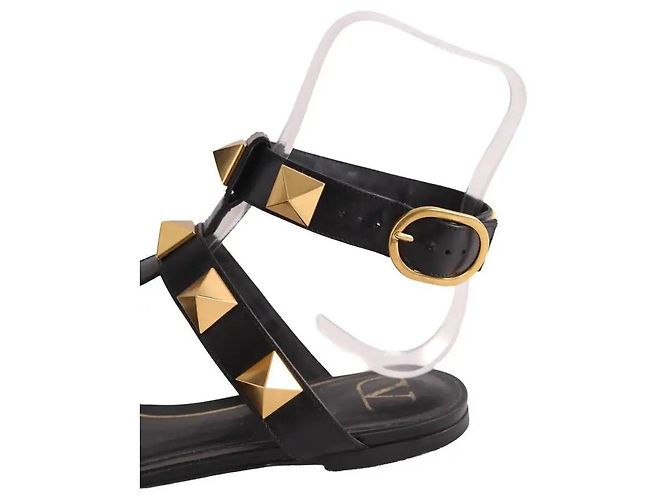 Sandali Valentino in pelle nera - vista 4