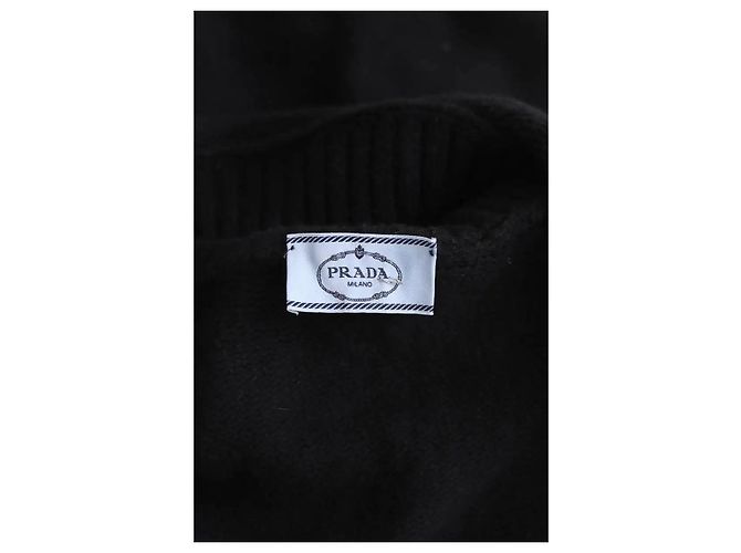 Jersey de lana negro Prada - vista 5