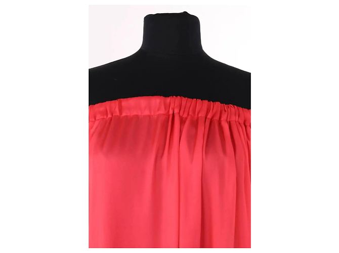 Vestido rosa de viscosa Heimstone - vista 2