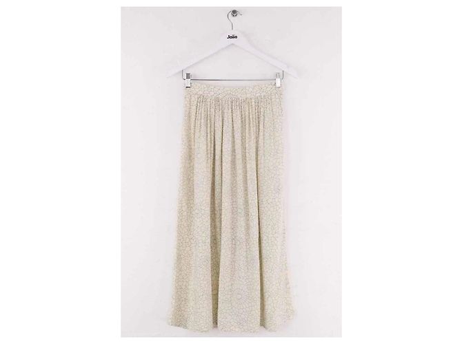 Falda Heimstone de viscosa beige - vista 3