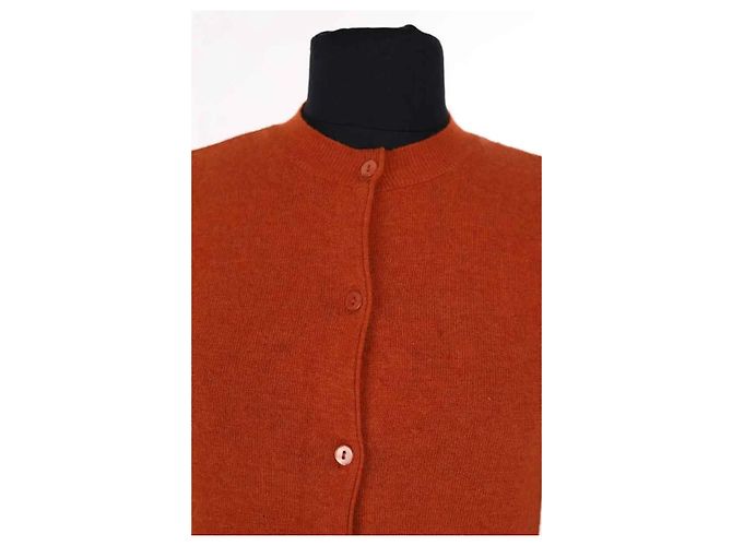 Valentino Cardigan aus Wolle in Orange - Ansicht 2
