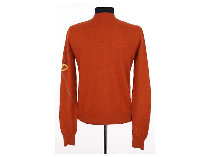 Valentino Cardigan aus Wolle in Orange - Ansicht 4