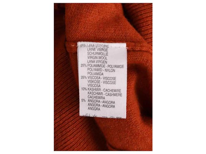 Valentino Cardigan aus Wolle in Orange - Ansicht 6