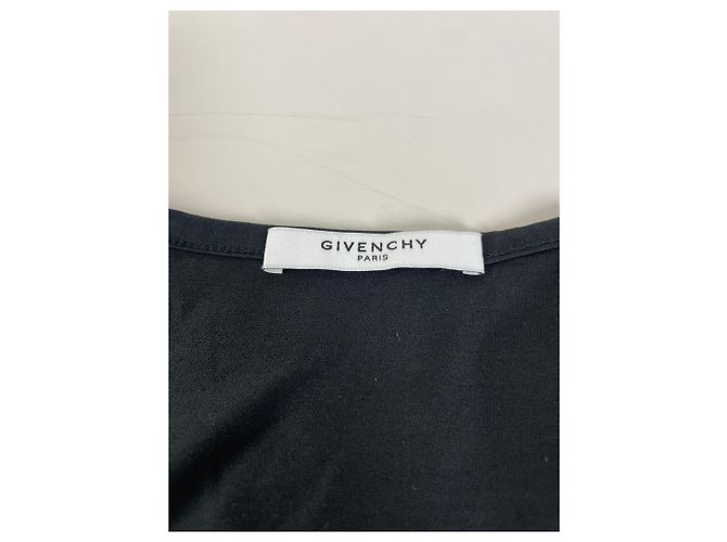 Top de tirantes Vintage Givenchy de algodón con estampado floral y de estrellas Negro XS - vista 4