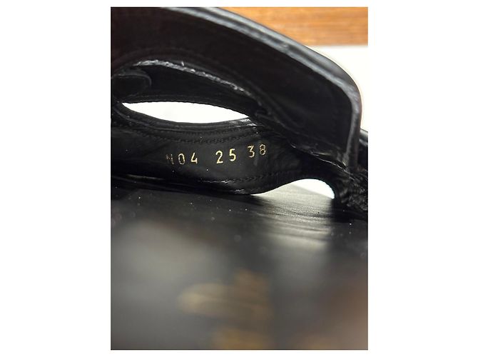 Dior Sandali Slide 30 Montaigne in Paglia 38 Nero Beige D'oro - vista 4
