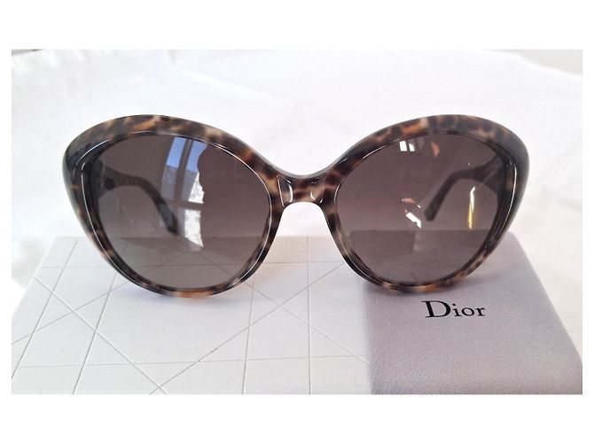 Occhiali da sole Dior Panther Leopardati Marrone Stampa leopardo - vista 4