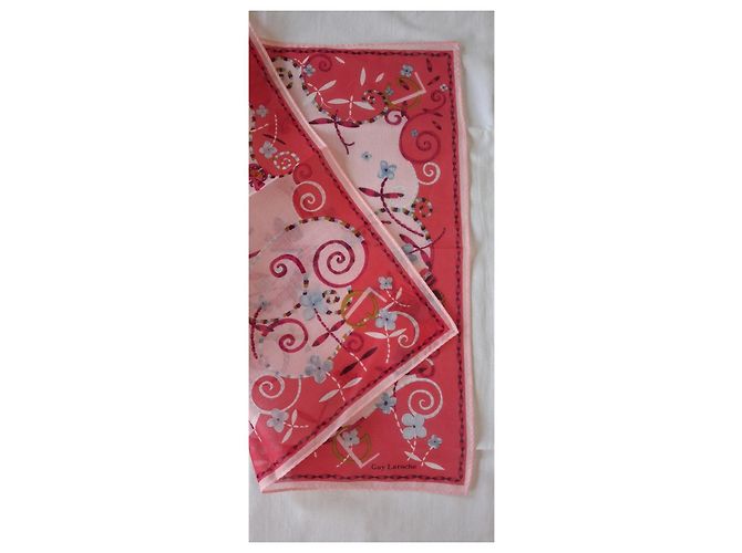 Bandana Guy Laroche Floreale Rosa - vista 7