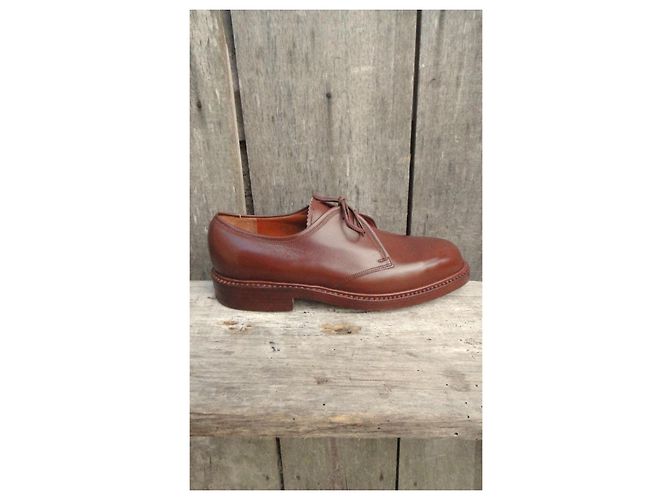 Autre Marque Scarpe derby in pelle marrone - vista 10